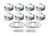 Race Tec Pistons Gm Ls Ft Piston Set 4.070 Bore -4.1Cc