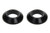 Ti22 Performance Tapered Spacers 1/2In Id 1/4In Thick Black 2Pk