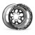 Weld Racing 15X12 Blk Alpha-1 Wheel 5X4.750Bp 4In Bs Blk Dbl