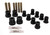 Energy Suspension 70-87 Gm 4Wd Frt Spring Bushing Set Black