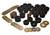 Energy Suspension 78-88 Chev Body Mounts Black