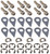 Stage 8 Fasteners Header Bolt Kit - 6Pt. 5/16-18 X 7/8 (12)