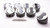 Icon Pistons Sbf Forged Domed Piston Set 4.030 Bore +6.8Cc
