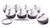 Kb Performance Pistons Sbc F/T Piston Set 4.030 Bore -5Cc