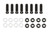 Jesel Adjuster Kit 3/8-24 Cup W/Nut 8Pk