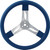 Quickcar Racing Products 15In Steering Wheel Alum Blue