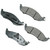 Akebono Brake Corporation Brake Pads Mercury Villager 93-02 Akebono Brake Corporation Brake Pads Mercury Villager 93-02