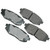 Akebono Brake Corporation Brake Pads Rear Scion 13 16 Subaru Brz