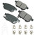 Akebono Brake Corporation Brake Pad Rear Pontiac Vibe 09-10 Toyota
