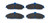 Ebc Brakes Usa Inc Brake Pads Bluestuff S/T Front C5 Corvette