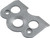 Allstar Performance Quick Turn Brackets 50Pk Weld-On Lightweight