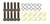 Allstar Performance Brake Rotor Bolt Kit 5/16In-24