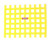 Racequip Ribbon Window Net Yellow Non-Sfi 18In X 24In