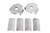 Bmr Suspension Bushing Kit Rear Cradle Steel Inserts