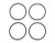 Wilwood Caliper O-Ring Kit 4 Pack