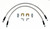 Wilwood Flex Brake Line Kit 22In L 3/8-24 To 90 Deg.