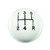 Hurst Mustang 5-Speed White Classic Shift Knob
