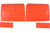 Dominator Race Products Ss Nose Fluorescent Orange Dominator Ss