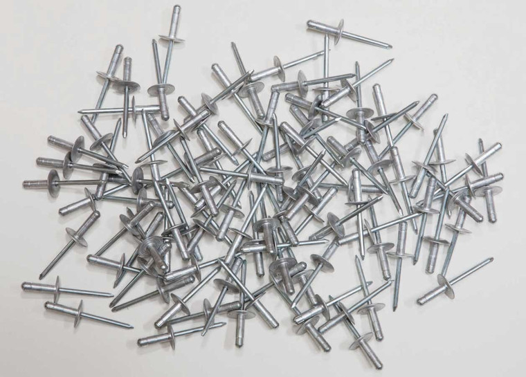 Fivestar Large Head Rivet Silver 100Pc 3/16In