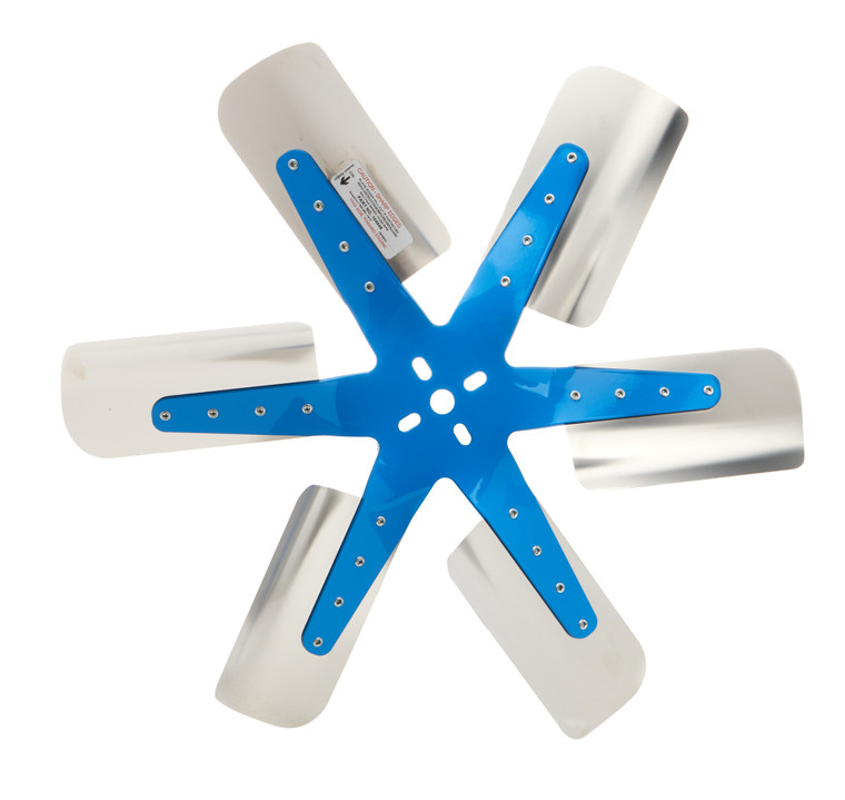 Flex-A-Lite 19In Steel Blade Fan Ford Blue