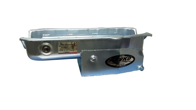 Kevko Oil Pans & Components Sbc Oil Pan Modified 7Qt Lh Dipstick 57-79