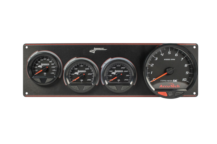 Longacre Waterproof Smi 3 Gauge Panel W/Tach Op/Wt/Ot
