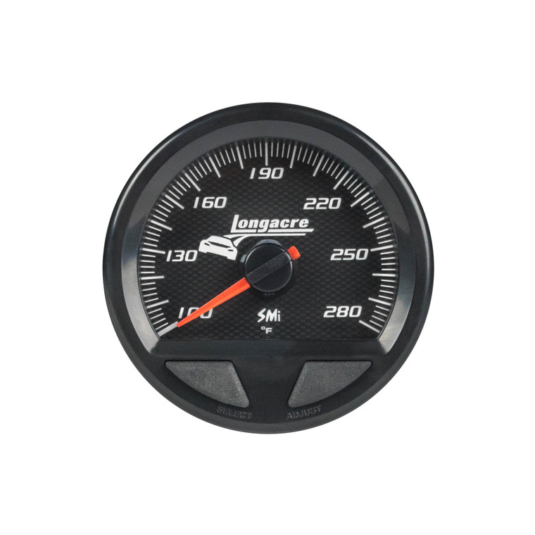 Longacre Waterproof Smi Water Temp Gauge 100-280F