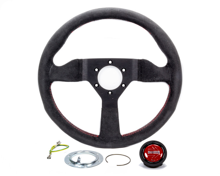 Momo Automotive Accessories Monte Carlo 320 Steering Wheel Leather Red Stitch