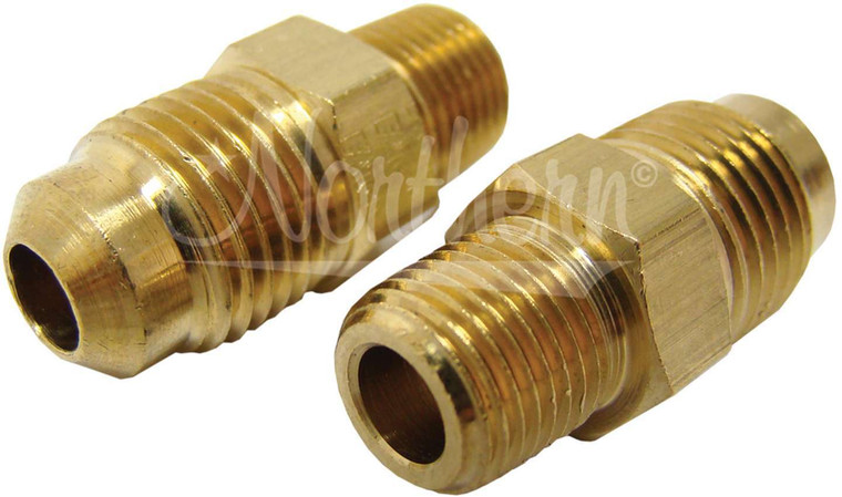 Northern Radiator Trans Line Adapter 1/8In -27 Npt X 5/16In 2 Pack