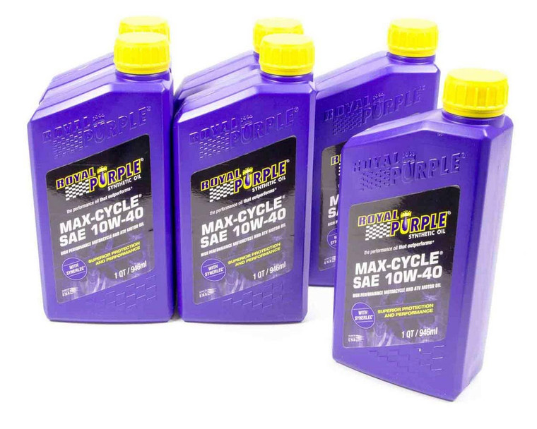 Royal Purple 10W40 Max Cycle Oil Case 6X1 Quart