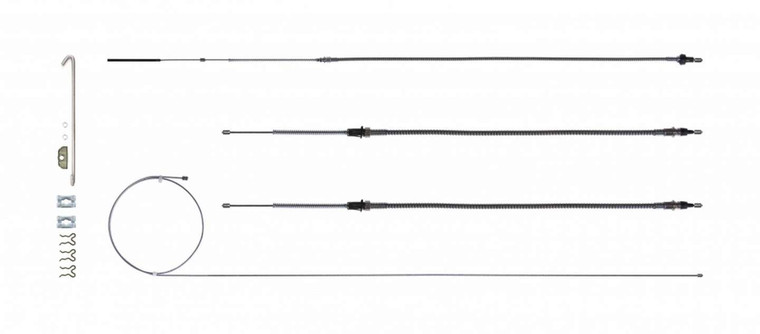 Right Stuff Detailing Brake Cable Set W/Hardwa Re 68-69 Camaro