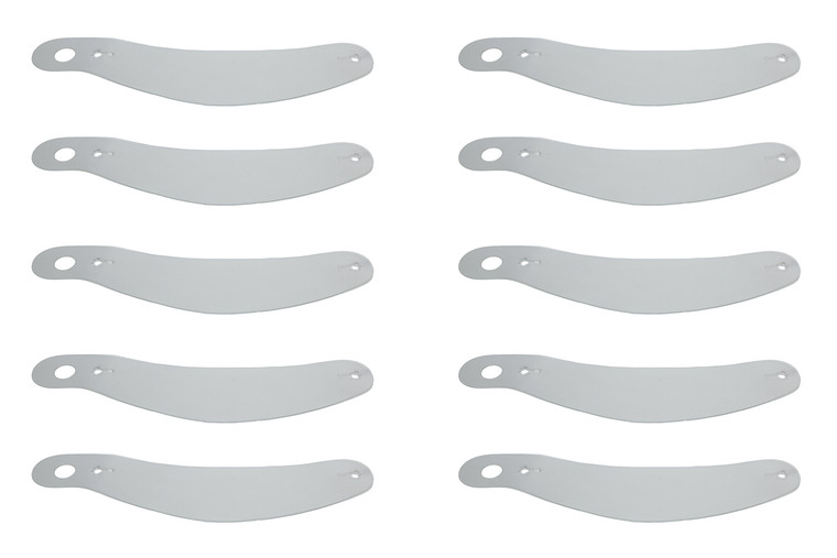Ultra Shield Tearoffs 12.25In Curved Bel 287 / Srv-8 Shields