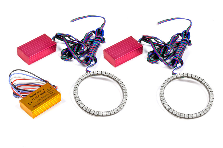 Oracle Lighting 07-14 Wrangler Led Fog Light Halo Colorshift