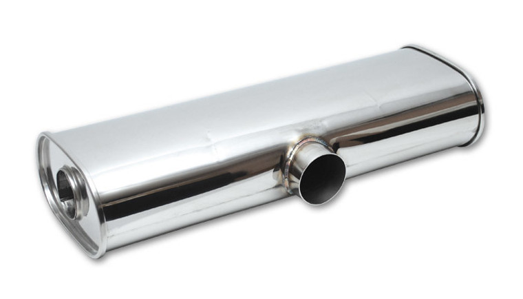 Vibrant Performance Streetpower Muffler 2.5I N Side Inlet X Dual 2.25