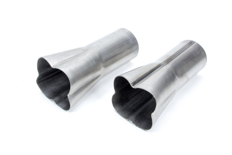 Patriot Exhaust Formed Collectors - 1Pr 2-1/8In X  3-1/2In
