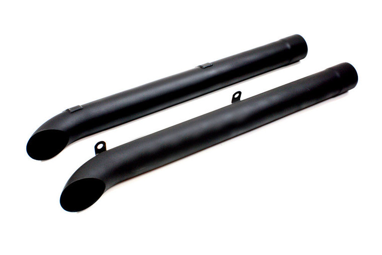 Dougs Headers Side Pipes - Black (Pair)