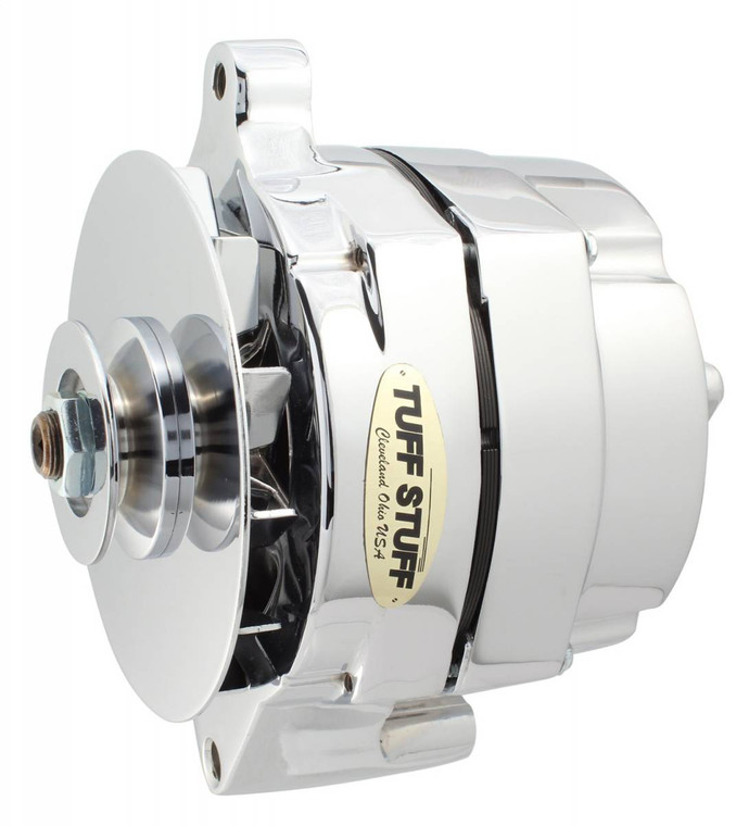 Tuff-Stuff Ford Alt 70 Amp Chrome 1 Wire 1 Groove Pulley