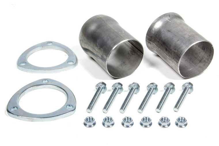 Hedman 3In Ball & Socket Flange Kit Aluminized