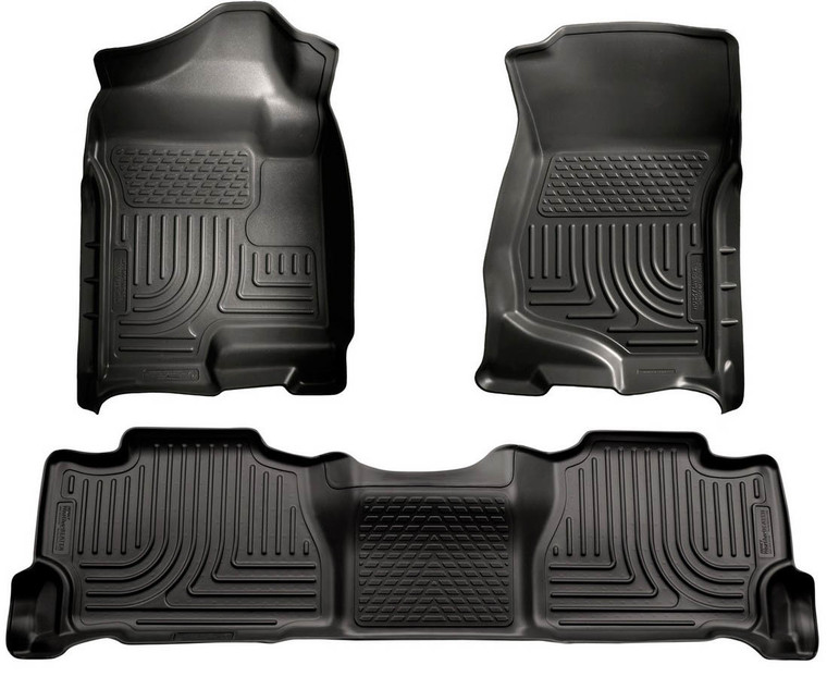 Husky Liners 07-14 Tahoe Floor Liners Black