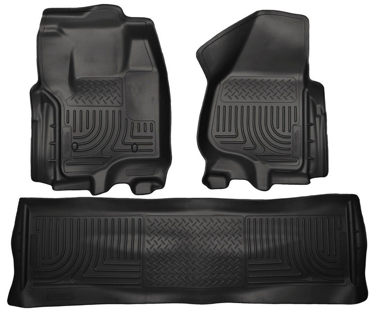 Husky Liners Front & 2Nd Seat Floor Liners Black