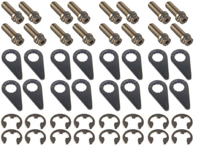 Stage 8 Fasteners S/S Header Bolt Kit - 6Pt. 3/8-16 X 1In (16)