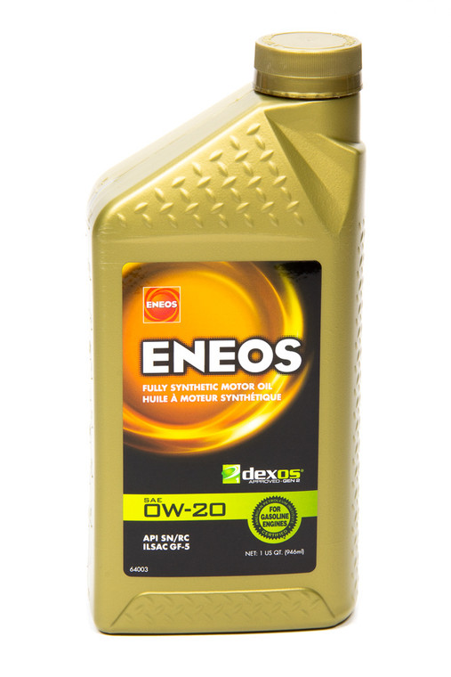 Eneos Full Syn Oil Dexos 1 0W20 1 Qt