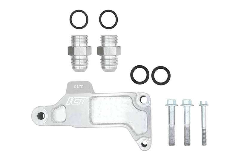 Ict Billet Remote Oil Filter Adapter