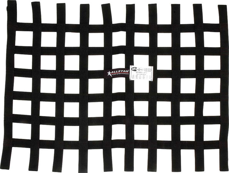 Allstar Performance Window Net Loop Style 18 X 24 Sfi Black