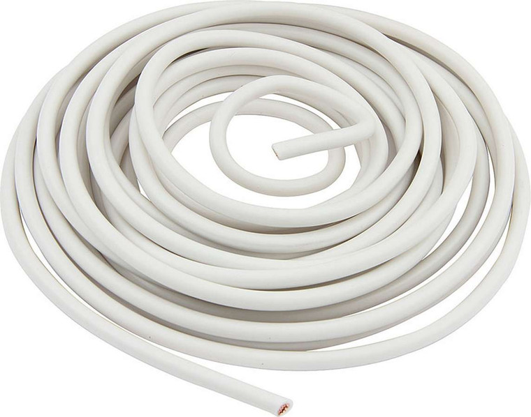 Allstar Performance 12 Awg White Primary Wire 12Ft