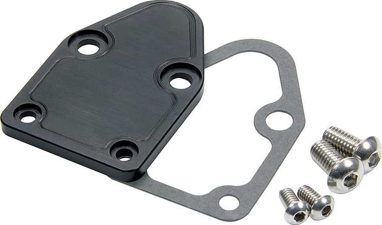 Allstar Performance Sbc F/P Block Off Plate Black