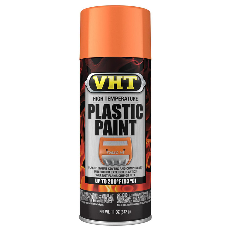 Vht High Temperture Plastic Paint Gloss Orange 11Oz.