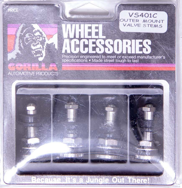 Gorilla Outer Mount Valve Stems 4 Pack