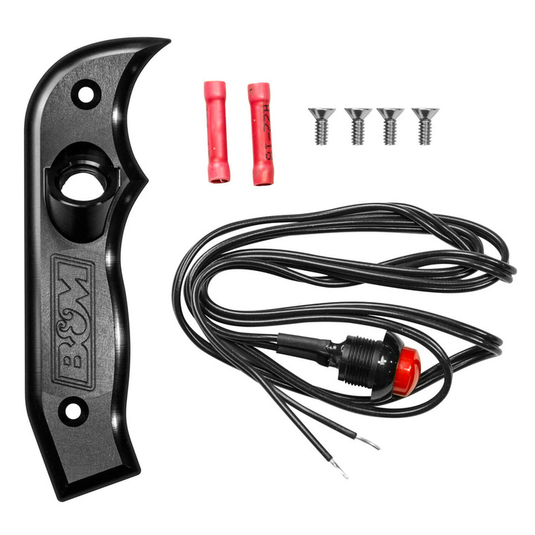 B And M Automotive Stealth Magnum Grip Side Plates W/Button