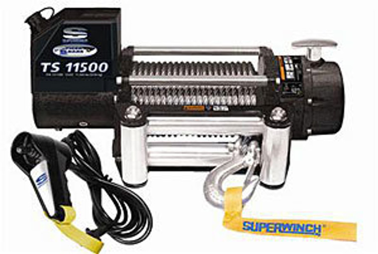 Superwinch 11500# Winch W/Roller Fairlead & 12Ft Remote